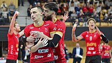 eské Budjovice - SVG Lüneburg, Radost budjovických hrá, Kaloyan Balabanov...