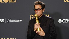 Robert Downey Jr. získal v 81. roníku udílení Zlatých glób cenu za nejlepí...