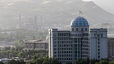 Budova Úadu vlády Tádikistánu v Duanbe (10. srpna 2018)