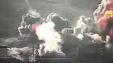 Izraelská armáda zveejnila zábry z úderu proti Hizballáhu v Libanonu