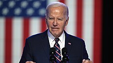 Americký prezident Joe Biden v Pensylvánii (5. ledna 2024)