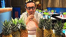 Známý éfkucha Gino Sorbillo zveejnil na Instagramu fotku se esti ananasy.