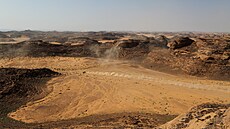 Momentka z prologu Rallye Dakar 2024.