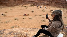 Momentka z prologu Rallye Dakar 2024..