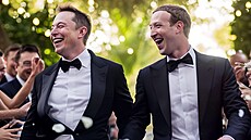 Takto by podle um�lé inteligence mohli vypadat Elon Musk a Mark Zuckerberg na...