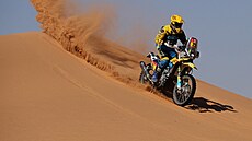 Martin Michek b�hem Rallye Dakar