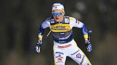 Linn Svahnová ze védska bhem sprintu v Davosu