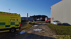 V jedné firm� v pr�myslové zón� Nová Hospoda u Boru na Tachovsku unikla...