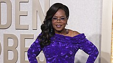 Oprah Winfreyová na Zlatých glóbech (Los Angeles, 7. ledna 2024)