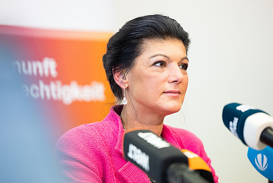 Sahra Wagenknechtová (15. ledna 2024)