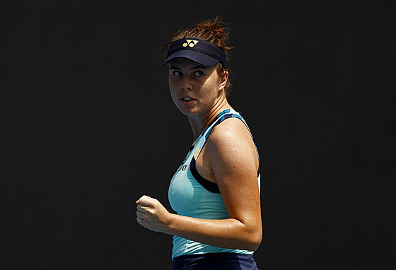 eská tenistka Linda Nosková v 1. kole Australian Open.