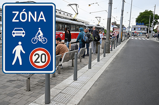 Brno jako první v Česku zavádí sdílenou zónu, auta a chodci jsou si v ní rovni