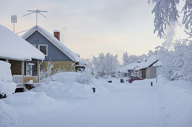 Skandinávský teplotní šok. Na severu Švédska se oteplilo o padesát stupňů
