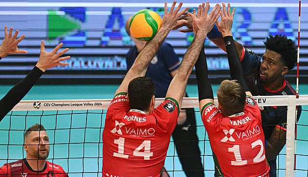 Volejbaloví Lvi zdolali Maaseik a jsou blízko postupu do play off Ligy mistrů