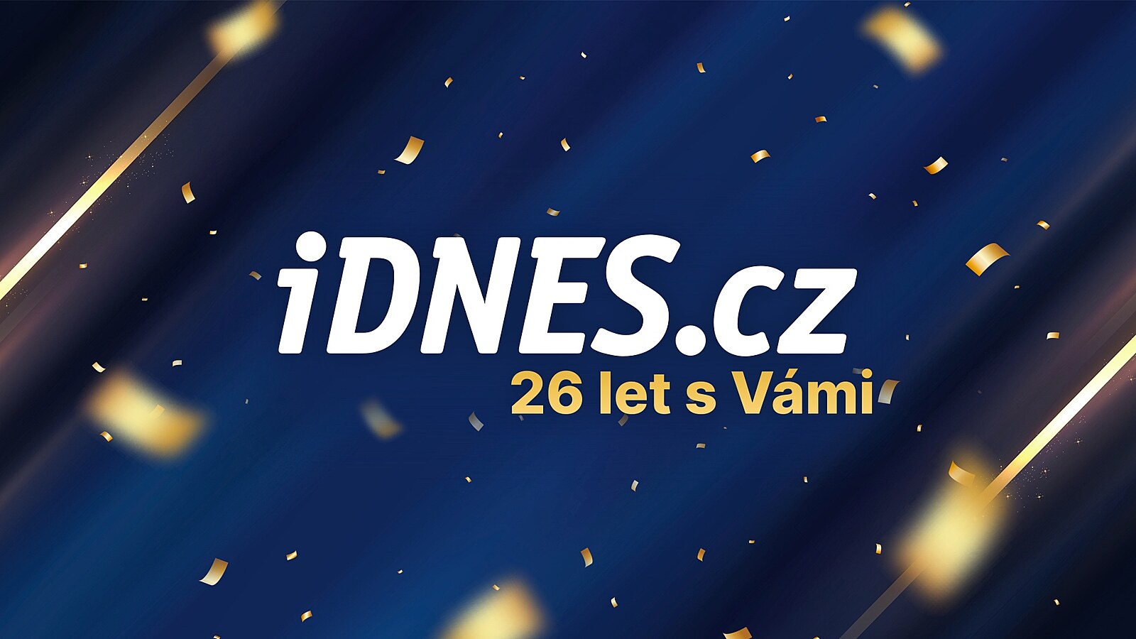 idnes iDNES.cz slaví 26. narozeniny. Posílí tým a vylepší grafiku - iDNES.cz
