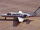 Cessna 500 Citation I s typickým pímým kídlem a dvojicí dvouproudových motor