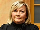 Poslankyn ANO Alena Schillerová u Ústavního soudu. (10. ledna 2024)