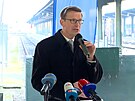 Ministr dopravy Martin Kupka na Masarykov nádraí