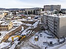 V arelu libereck nemocnice i nadle pokrauj prce na stavb novho Centra...