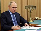 Ruský diktátor Vladimir Putin navtívil ukotku. (10. ledna 2024)