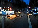 Nehoda se stala v sobotu po 16. hodin u Borova nad vltavou.