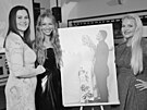 Fotografka Lucie Desmond s modelkou Veronikou Kaákovou a Simonou Kijonkovou...