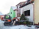 Exploze plynu poniila dm v Kamenném Újezdu na eskobudjovicku (13. ledna...