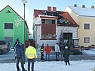 Exploze plynu poniila dm v Kamenném Újezdu na eskobudjovicku (13. ledna...