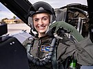 Podporuice amerického letectva Madison Marshová na základn Nellis Air Force...