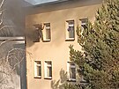 Poár ubytovny v Kralupech nad Vltavou. (10. 1. 2024)