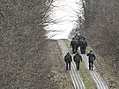 Vojáci poblí polské hranice s Ukrajinou (29. prosince 2023)