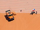 Martin Macík a jeho kamion Iveco narazil v první ástí 6. etapy Rallye Dakar...