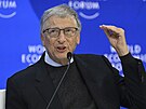 Bill Gates na ekonomickém fóru v Davosu. (17. ledna 2024)