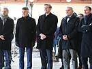 Slavnostní zahájení rekonstrukce Masarykova nádraí v Praze. (11. ledna 2024)