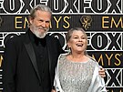 Jeff Bridges a Susan Gestonová na udílení cen Emmy (Los Angeles, 15. ledna 2024)
