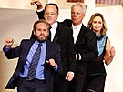 Peter MacNicol, Gil Bellows, Greg Germann a Calista Flockhartová na udílení cen...