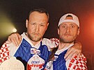 Marek Vaut a Kamil Stihavka v poadu eský bodyguard (1997)