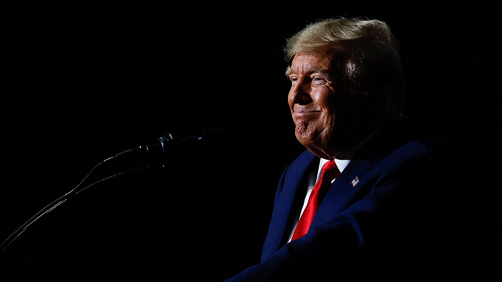 Donald Trump zvítězil ve volebních shromážděních v Iowě. (15. ledna 2024)