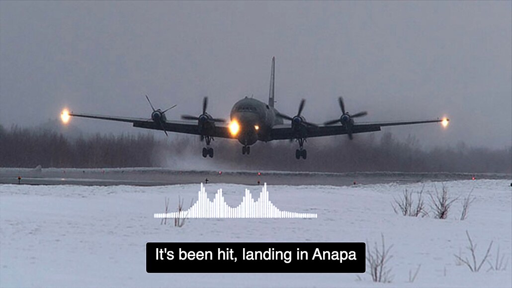 Ukrajincm se podailo pokodit ruský letoun Il-22M, slouící jako létající...