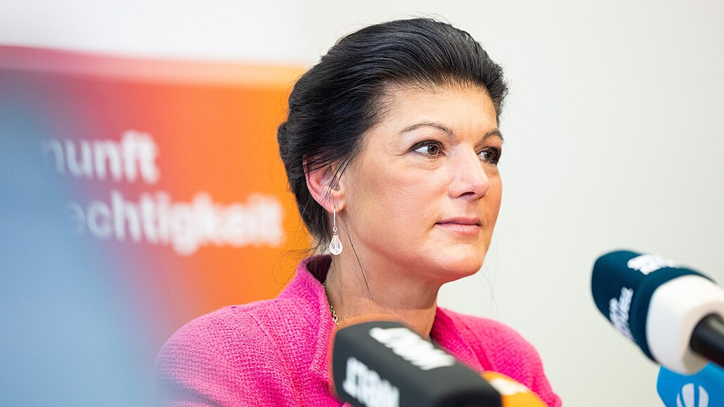 Sahra Wagenknechtová (15. ledna 2024)