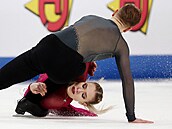 Sourozenci Natálie a Filip Taschlerovi a jejich volná jízda na mistrovství...