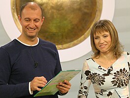 Pavel Svoboda a Monika Valentová v poadu Snídan s Novou