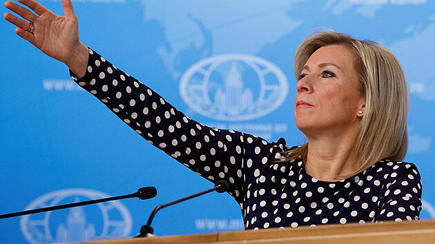 Mluvčí ruského ministerstva Marija Zacharovová (18. ledna 2024)