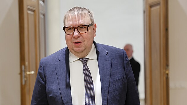 Poslanec ANO Ale Juchelka pichz k stavnmu soudu. (10. ledna 2024)