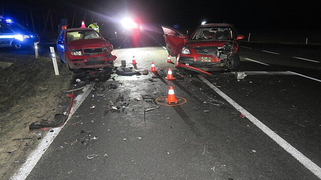 U obce �echy na P�erovsku srazilo auto sedmilet� d�t�. (12. ledna 2024)