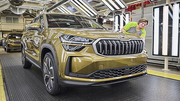 �koda zah�jila v Kvasin�ch v�robu druh� generace modelu Kodiaq.