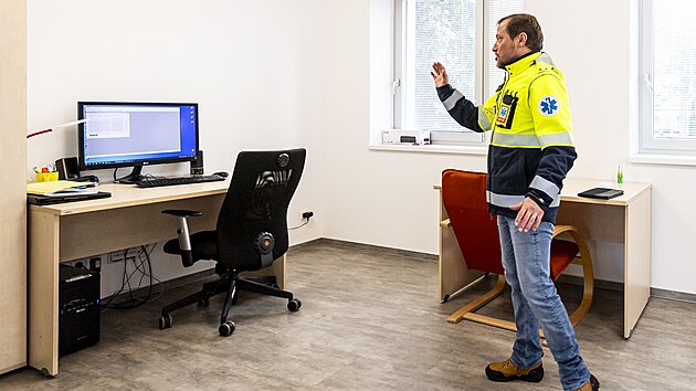 Zdravotnick� z�chrann� slu�ba �steck�ho kraje p�evzala novou p��stavbu v�jezdov� z�kladny v Rumburku. (17. ledna 2024)