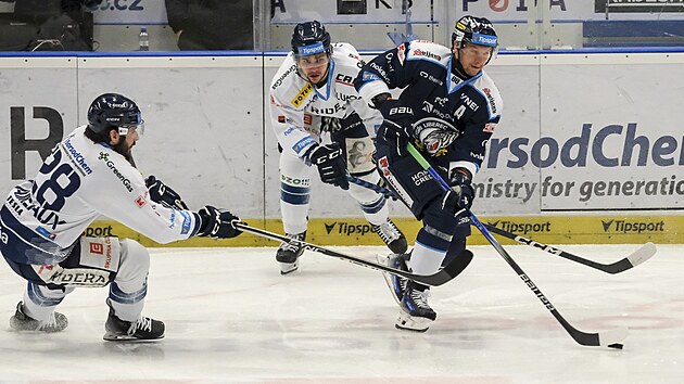 Momentka z extraligov�ho utk�n� V�tkovice - Liberec