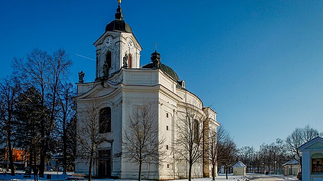 Kostel Panny Marie Bolestn navrhl slavn Kilin Ignc Dientzenhofer a pat k nejvznamnjm baroknm stavbm na jihu ech.