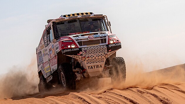 Martin oltys a jeho Tatra v 8. etap Rallye Dakar 2024.